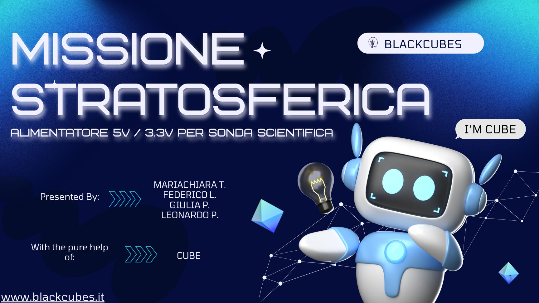 Prima diapositiva della presentazione